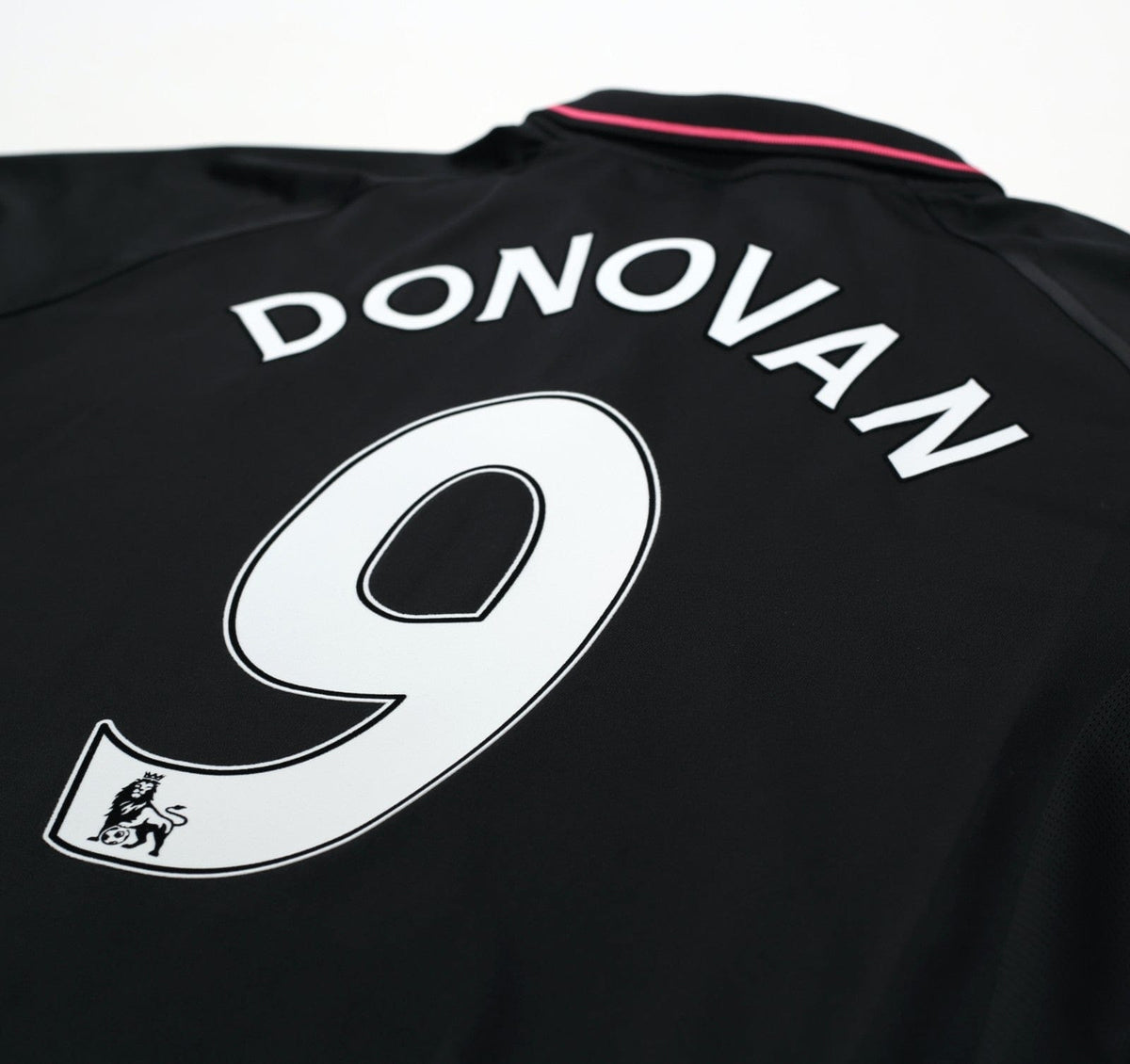 2009/10 DONOVAN #9 Everton Vintage le coq sportif LS Away Football Shirt (L)