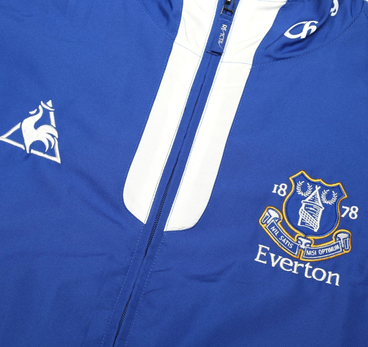 2009/10 EVERTON Vintage le coq sportif Football Track Top Jacket (L)