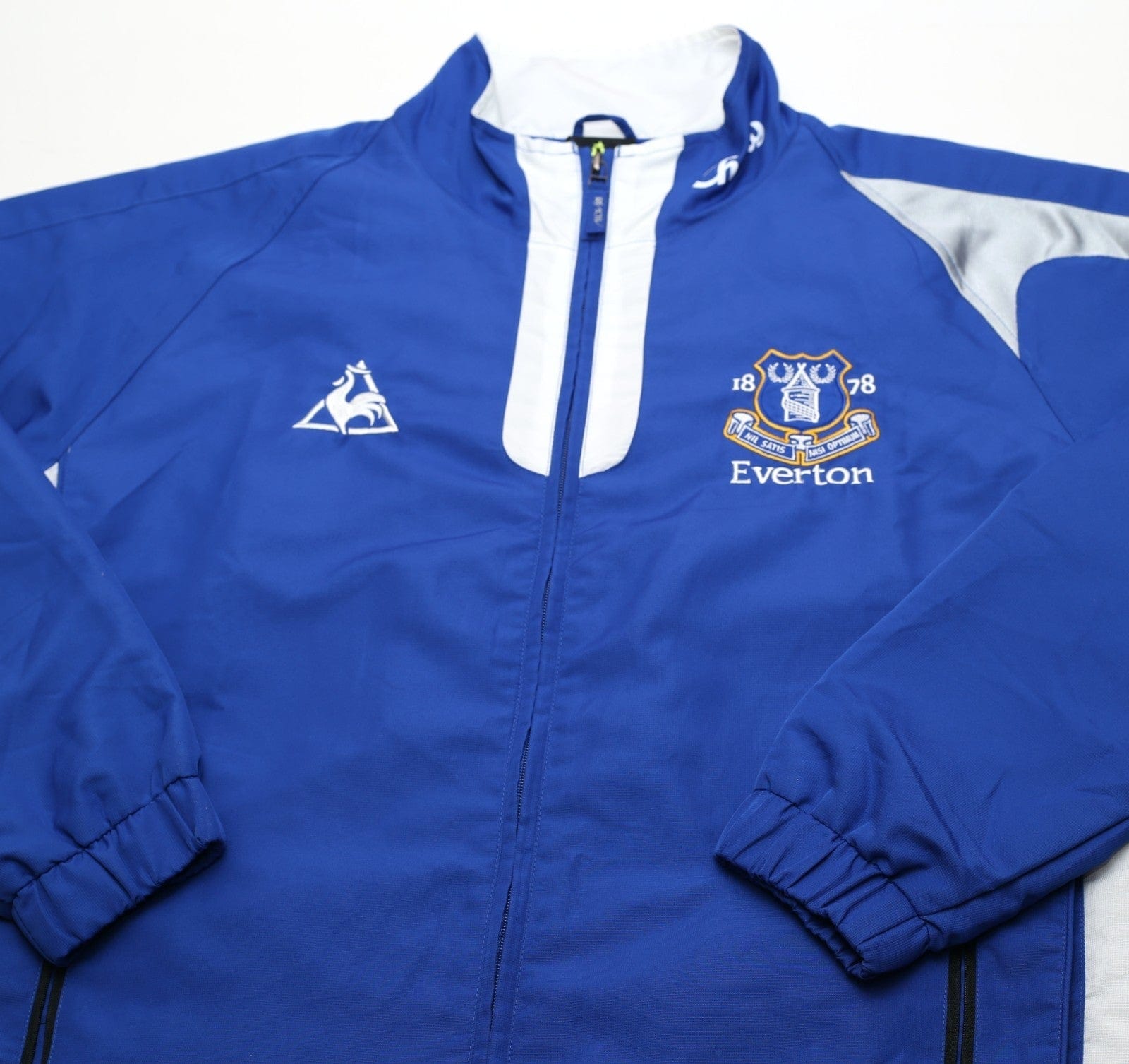 2009/10 EVERTON Vintage le coq sportif Football Track Top Jacket (L)