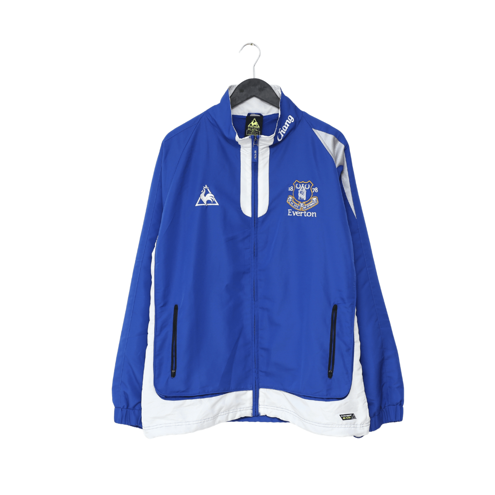 2009/10 EVERTON Vintage le coq sportif Football Track Top Jacket (L)