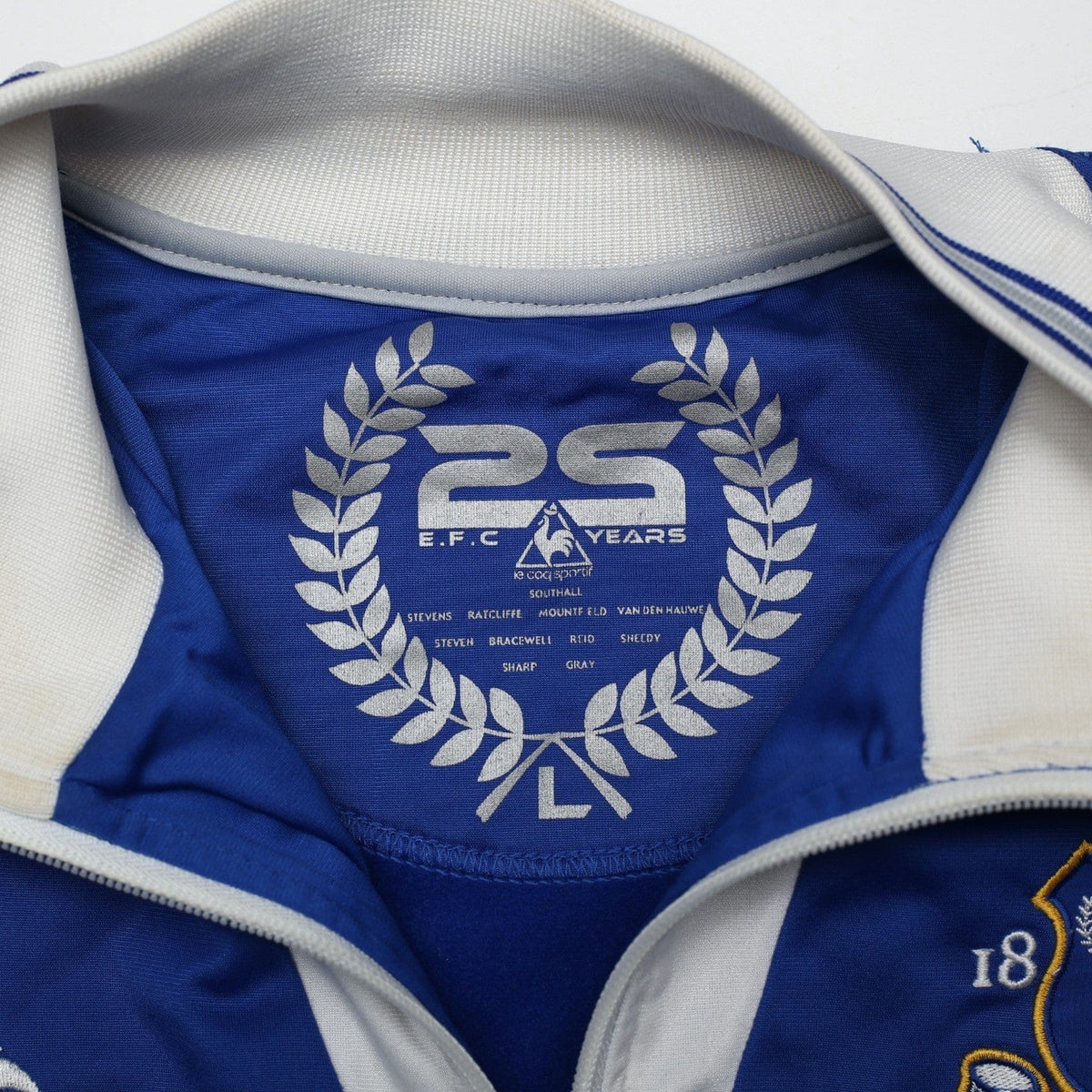 2009/10 Everton Vintage le coq sportif Football Track Top Jacket (L)