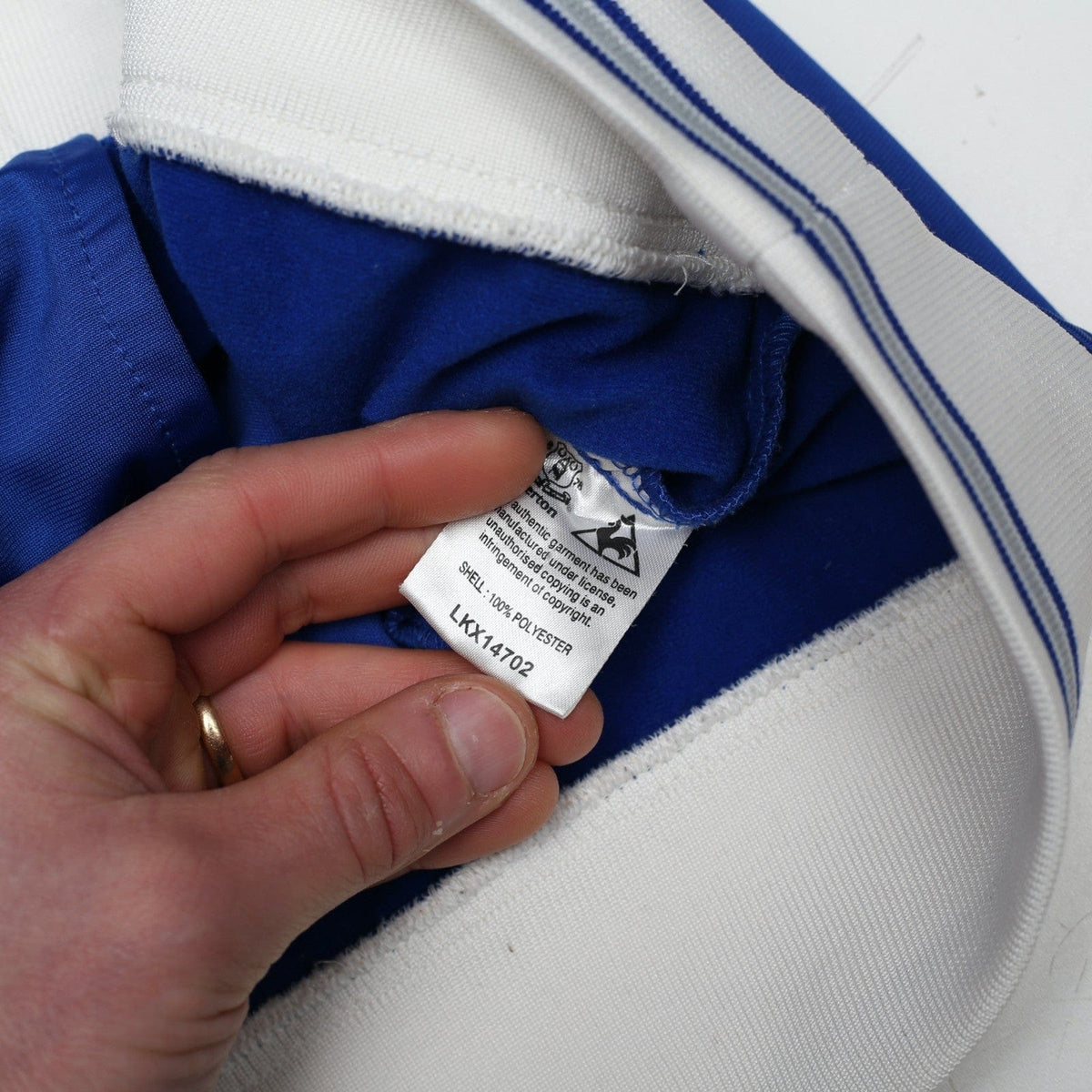 2009/10 Everton Vintage le coq sportif Football Track Top Jacket (L)