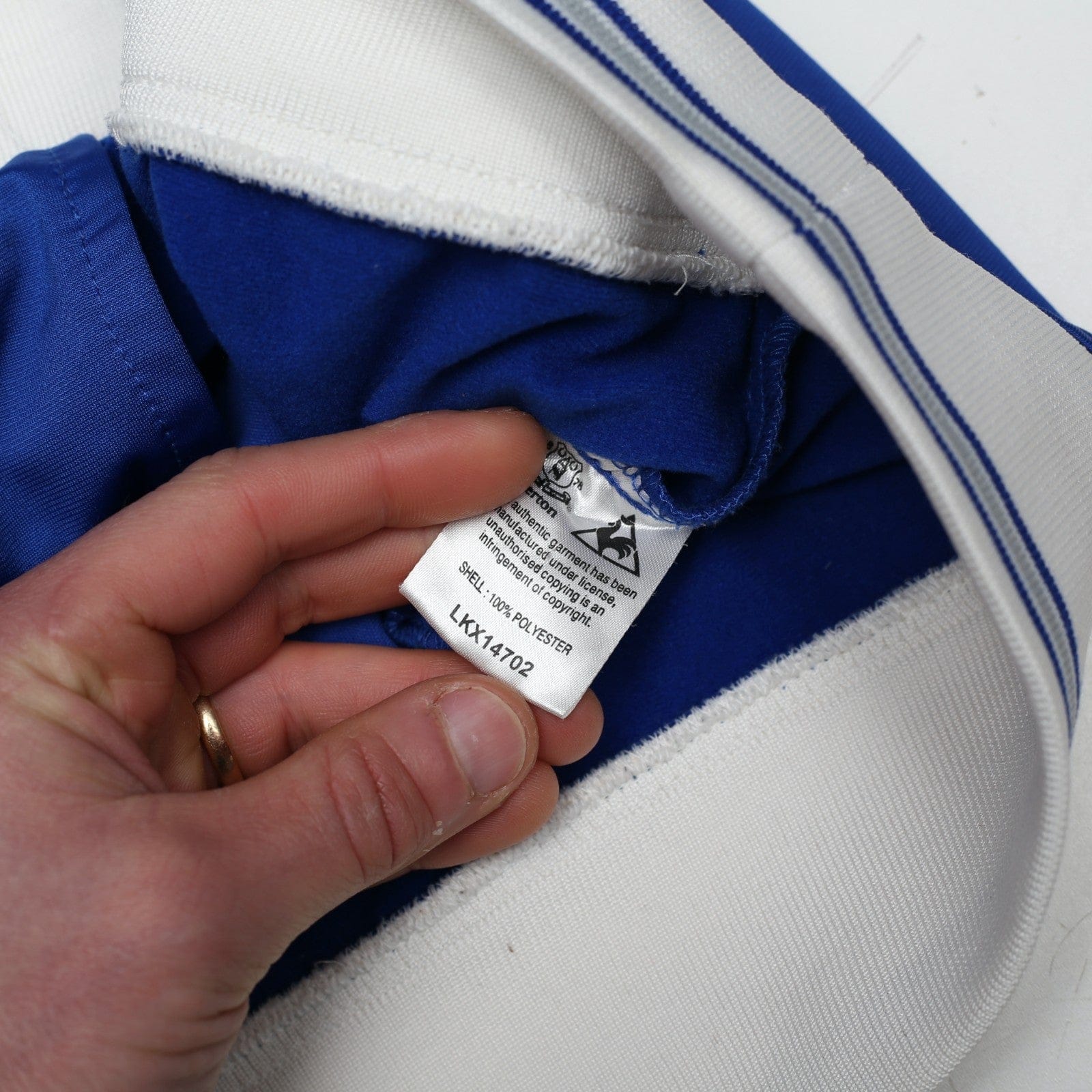 2009/10 Everton Vintage le coq sportif Football Track Top Jacket (L)