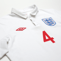 2009/10 Gerrard #4 England Vintage Umbro Home Football Shirt (S) WC 2010 (38)