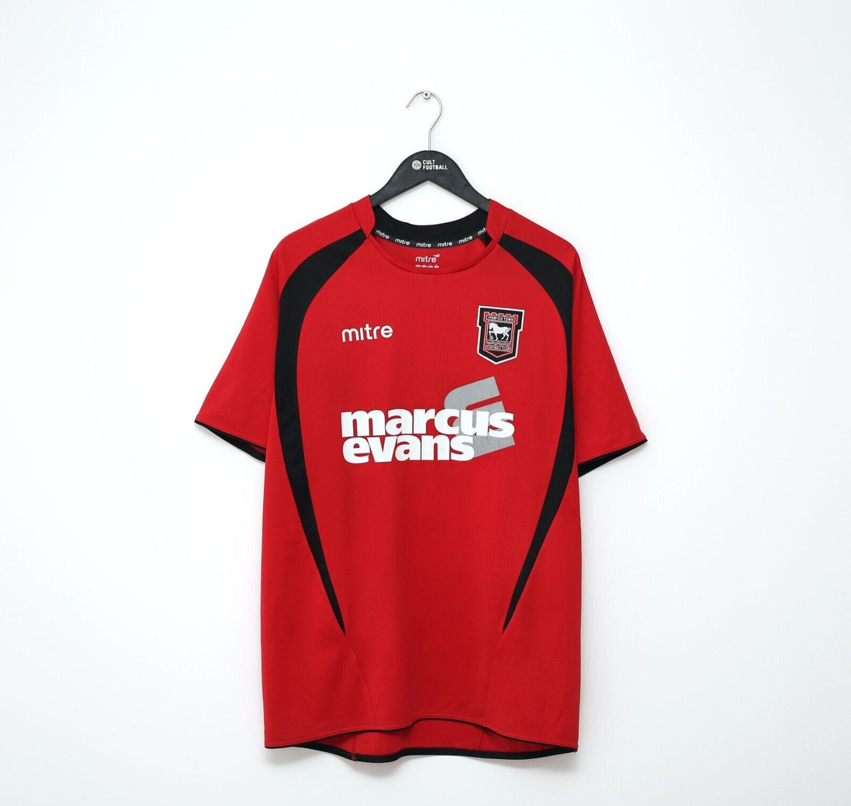 2009/10 IPSWICH TOWN Vintage Mitre Away Football Shirt Jersey (L)