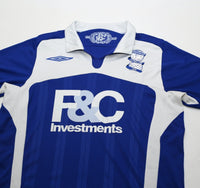 2009/10 LARSSON #7 Birmingham City Vintage Umbro Home Football Shirt (S)