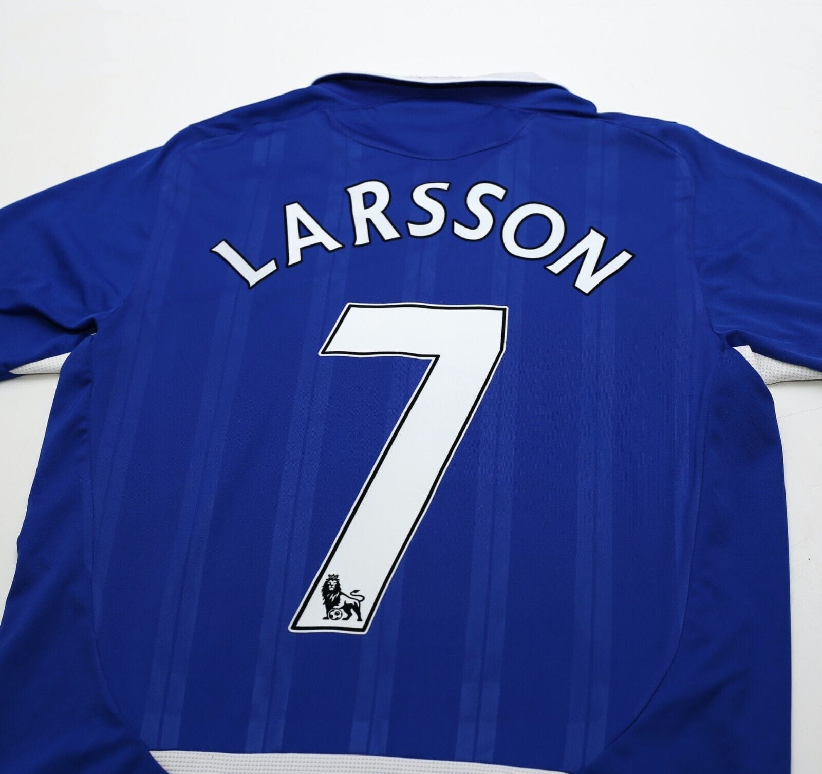 2009/10 LARSSON #7 Birmingham City Vintage Umbro Home Football Shirt (S)