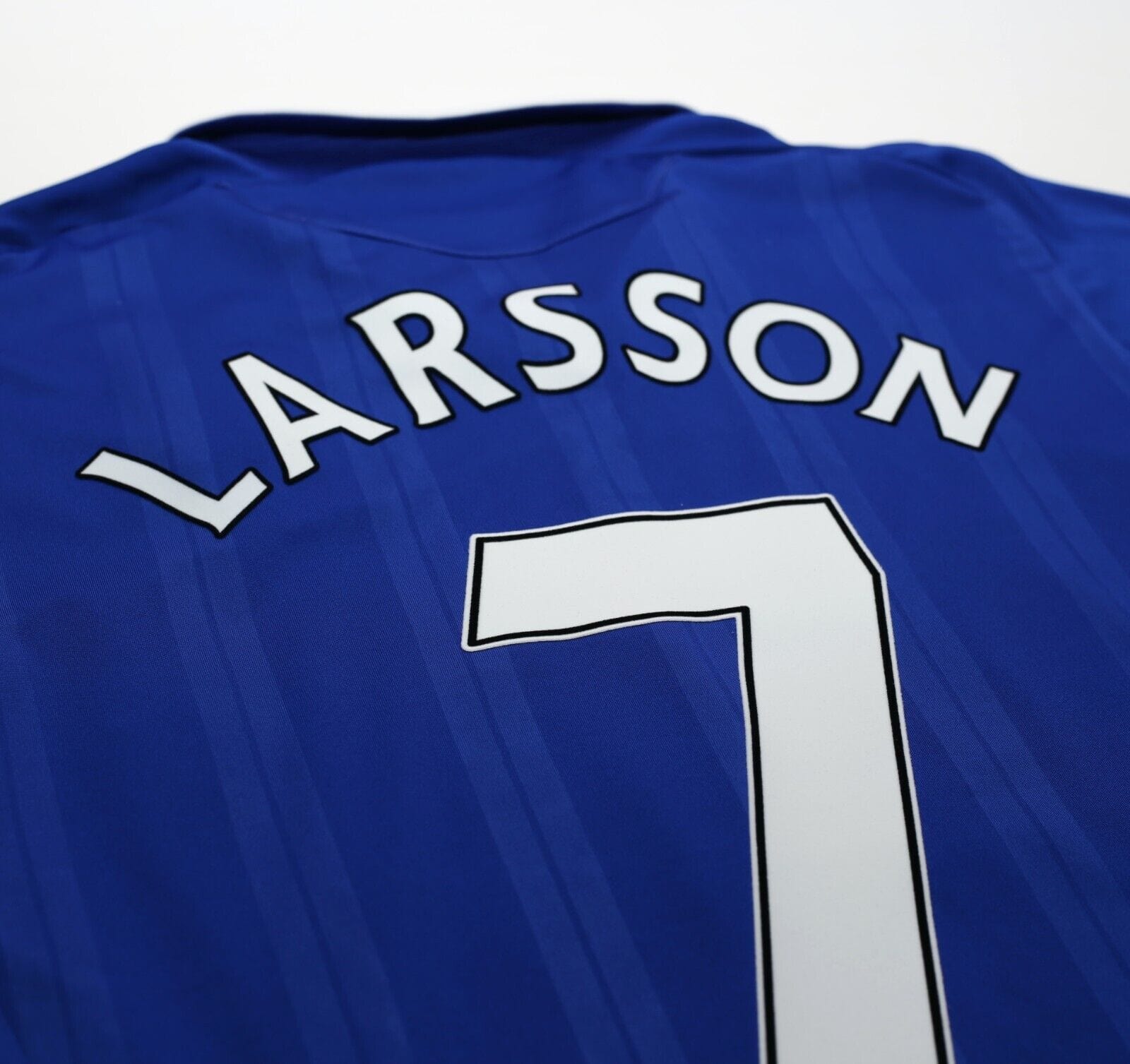 2009/10 LARSSON #7 Birmingham City Vintage Umbro Home Football Shirt (S)