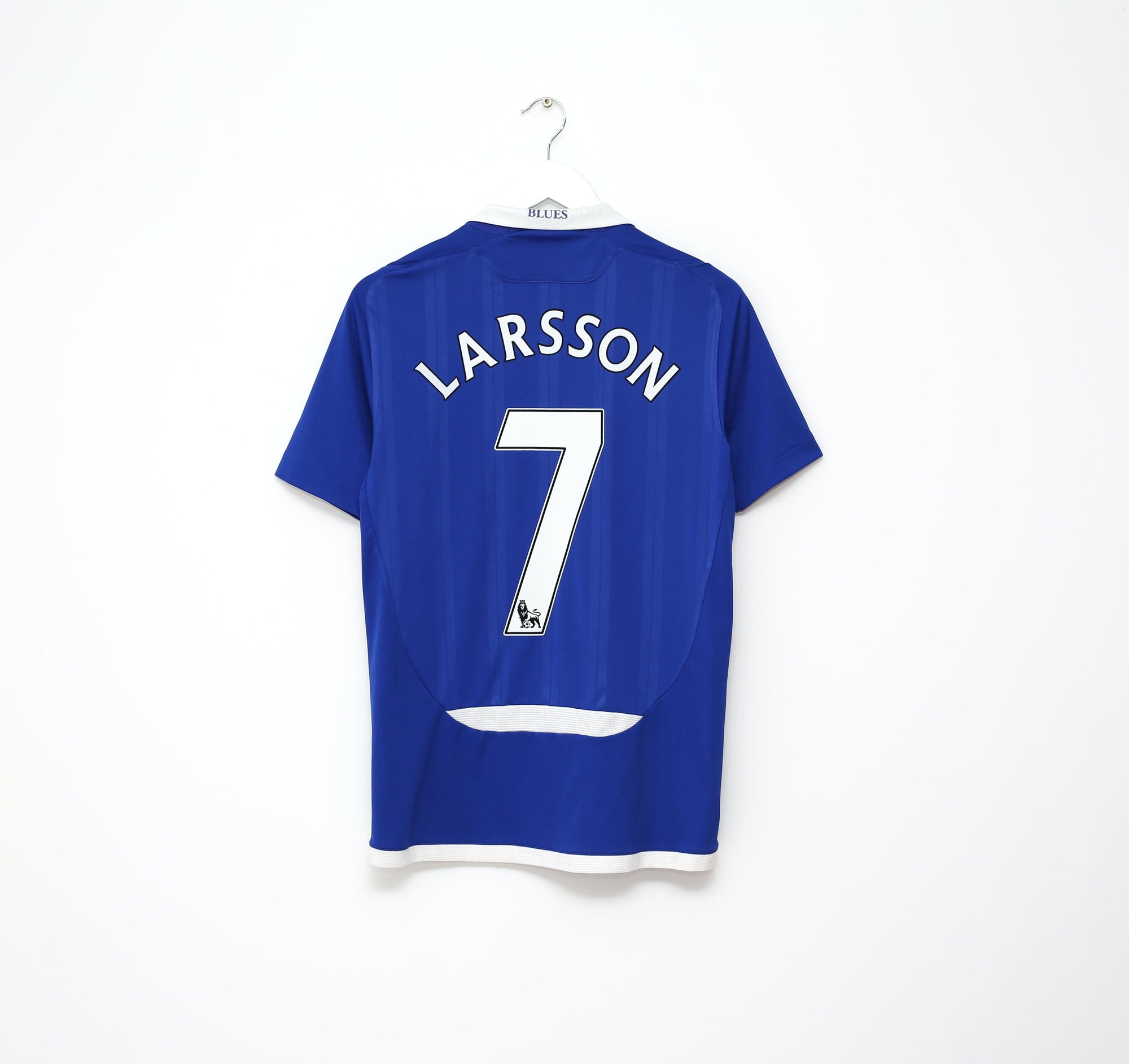 2009/10 LARSSON #7 Birmingham City Vintage Umbro Home Football Shirt (S)