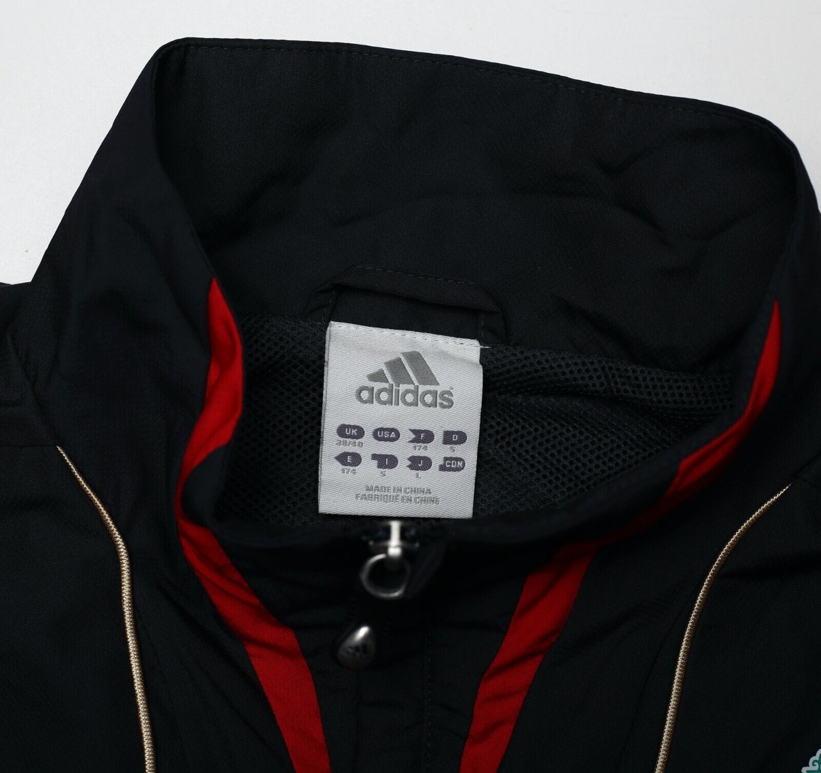 2009/10 LIVERPOOL Vintage adidas 1/4 Zip Football Training Jacket (M)