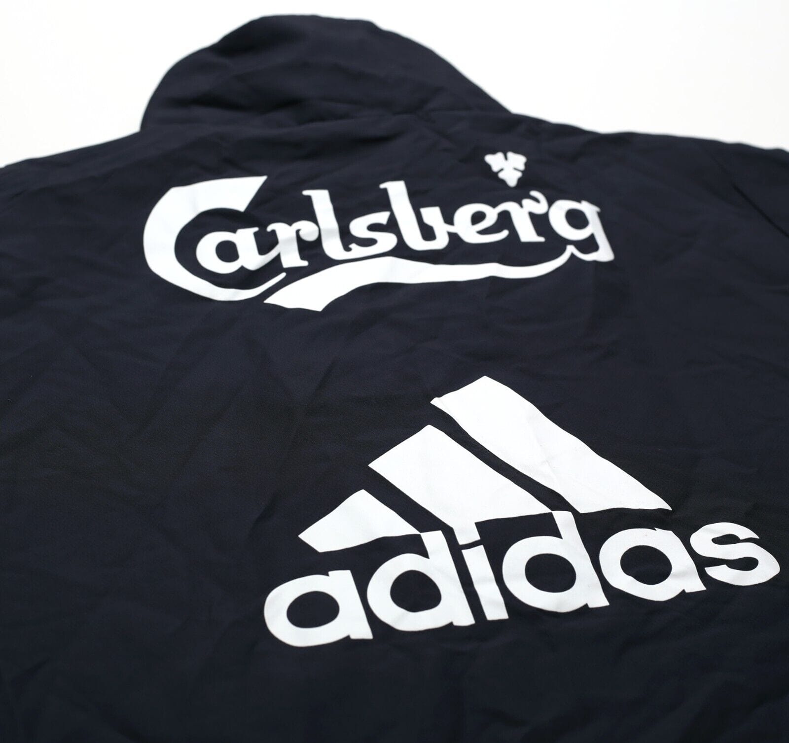 2009/10 LIVERPOOL Vintage adidas 1/4 Zip Football Training Jacket (M)