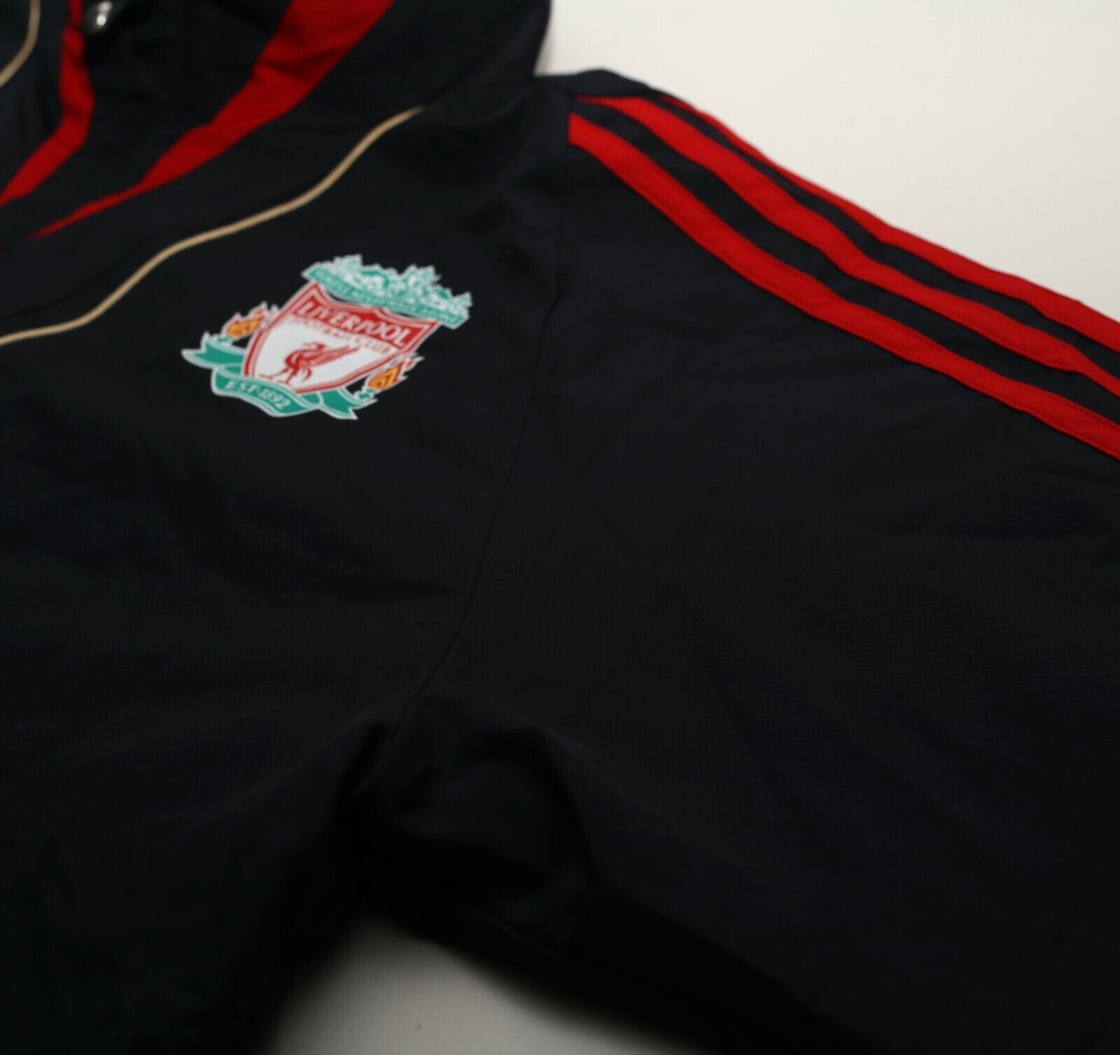 2009/10 LIVERPOOL Vintage adidas 1/4 Zip Football Training Jacket (M)