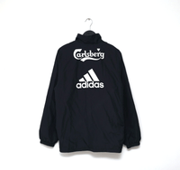 2009/10 LIVERPOOL Vintage adidas 1/4 Zip Football Training Jacket (M)