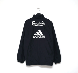2009/10 LIVERPOOL Vintage adidas 1/4 Zip Football Training Jacket (M)