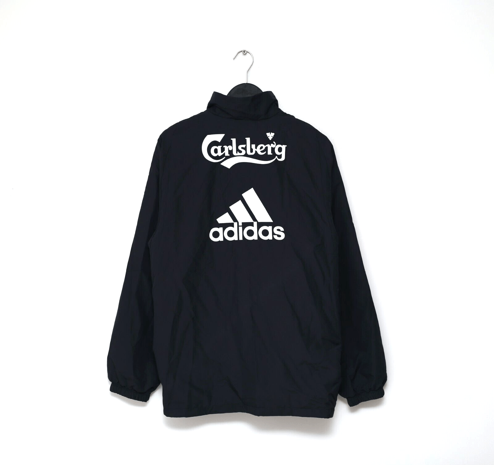 2009/10 LIVERPOOL Vintage adidas 1/4 Zip Football Training Jacket (M)