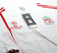 2009/10 LIVERPOOL Vintage adidas Champions League Football Polo Shirt (M) BNWT