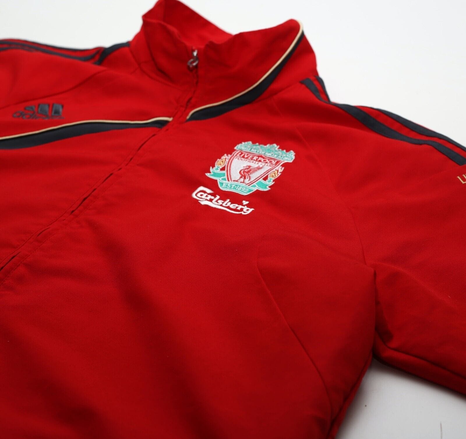 2009/10 LIVERPOOL Vintage adidas Football Track Jacket (L)