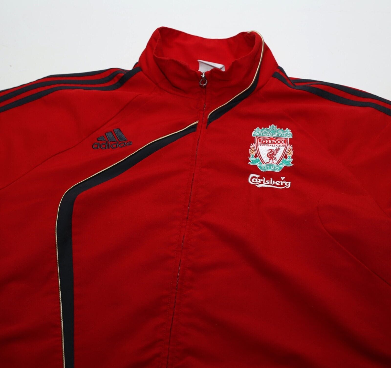 2009/10 LIVERPOOL Vintage adidas Football Track Jacket (L)