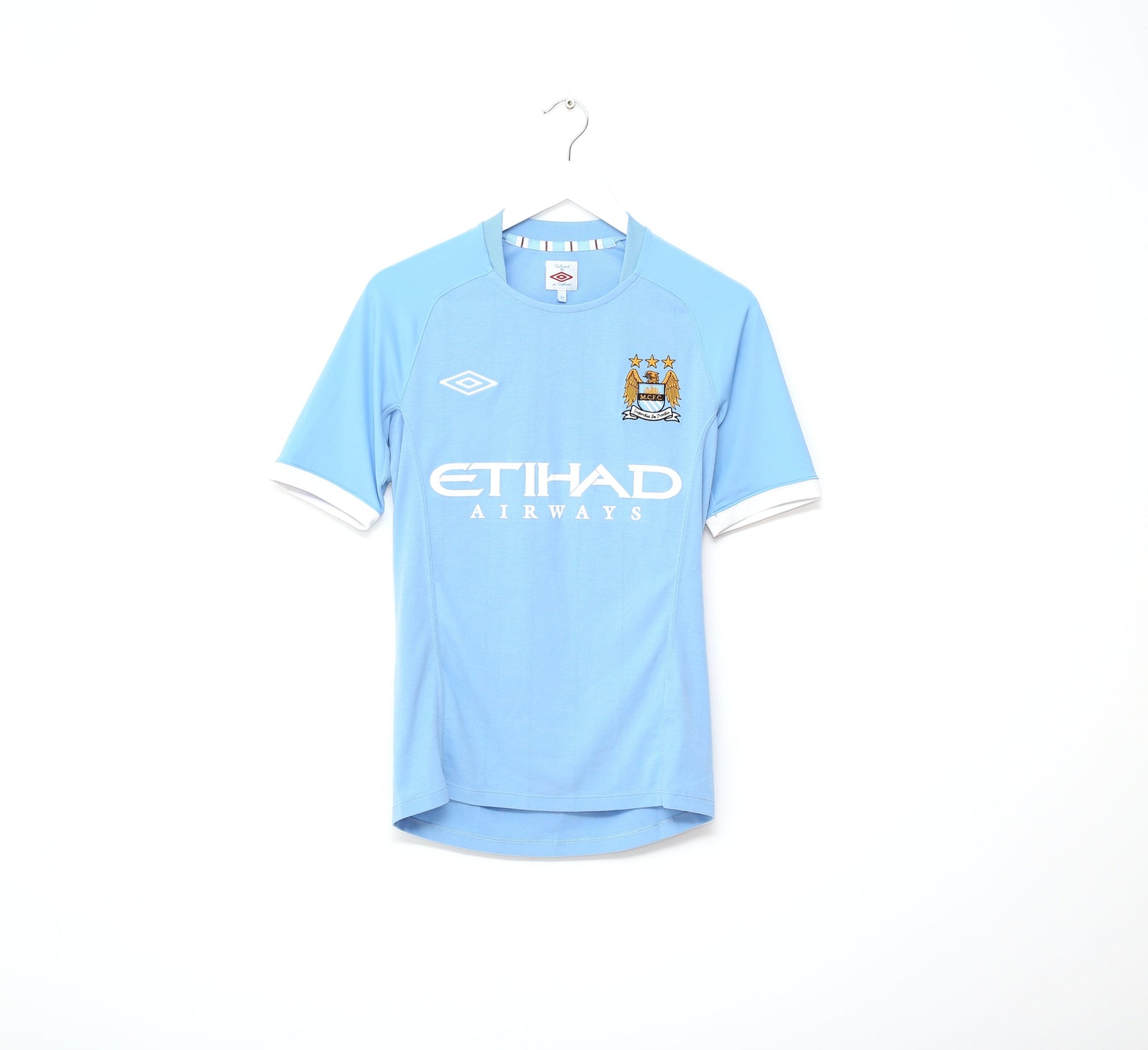 2009/10 MANCHESTER CITY Umbro Home Football Shirt (XS) (34)