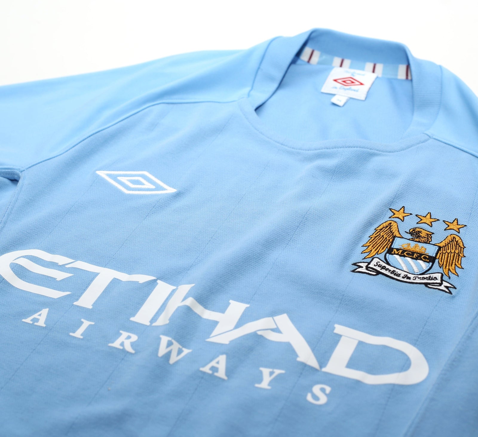 2009/10 MANCHESTER CITY Umbro Home Football Shirt (XS) (34)