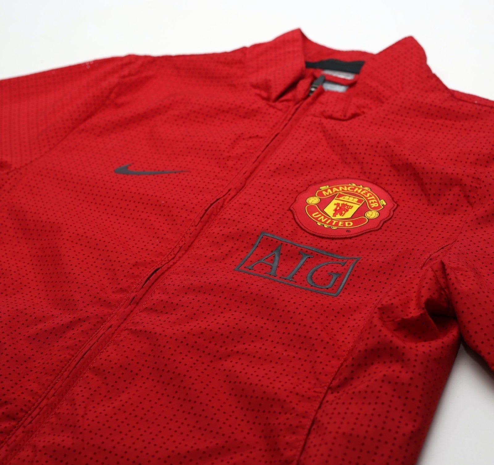 2009/10 MANCHESTER UNITED Vintage Nike Football Track Top Jacket (S)