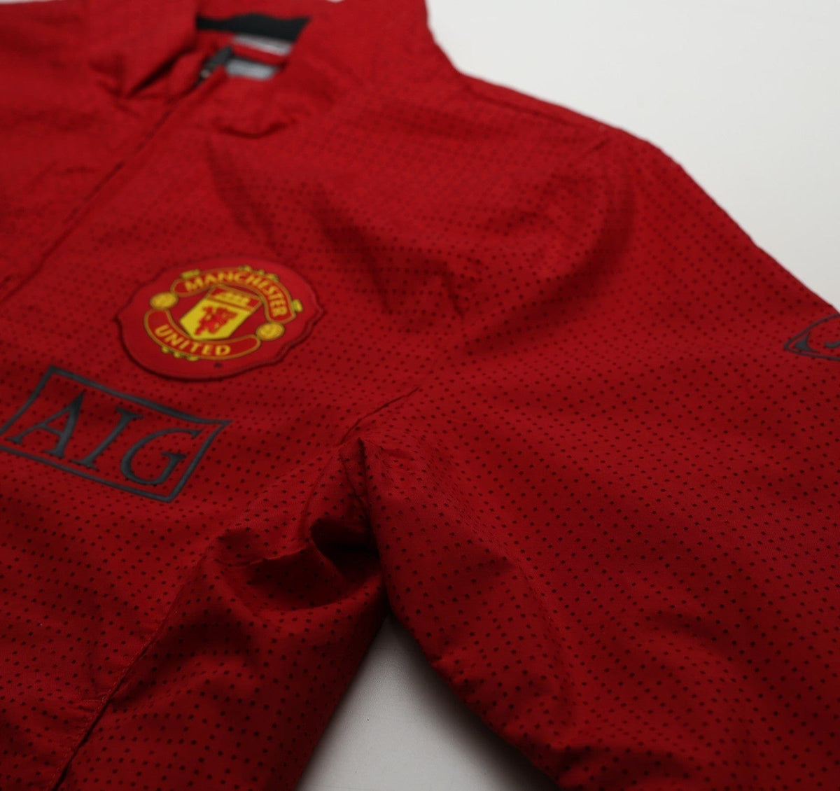 2009/10 MANCHESTER UNITED Vintage Nike Football Track Top Jacket (S)
