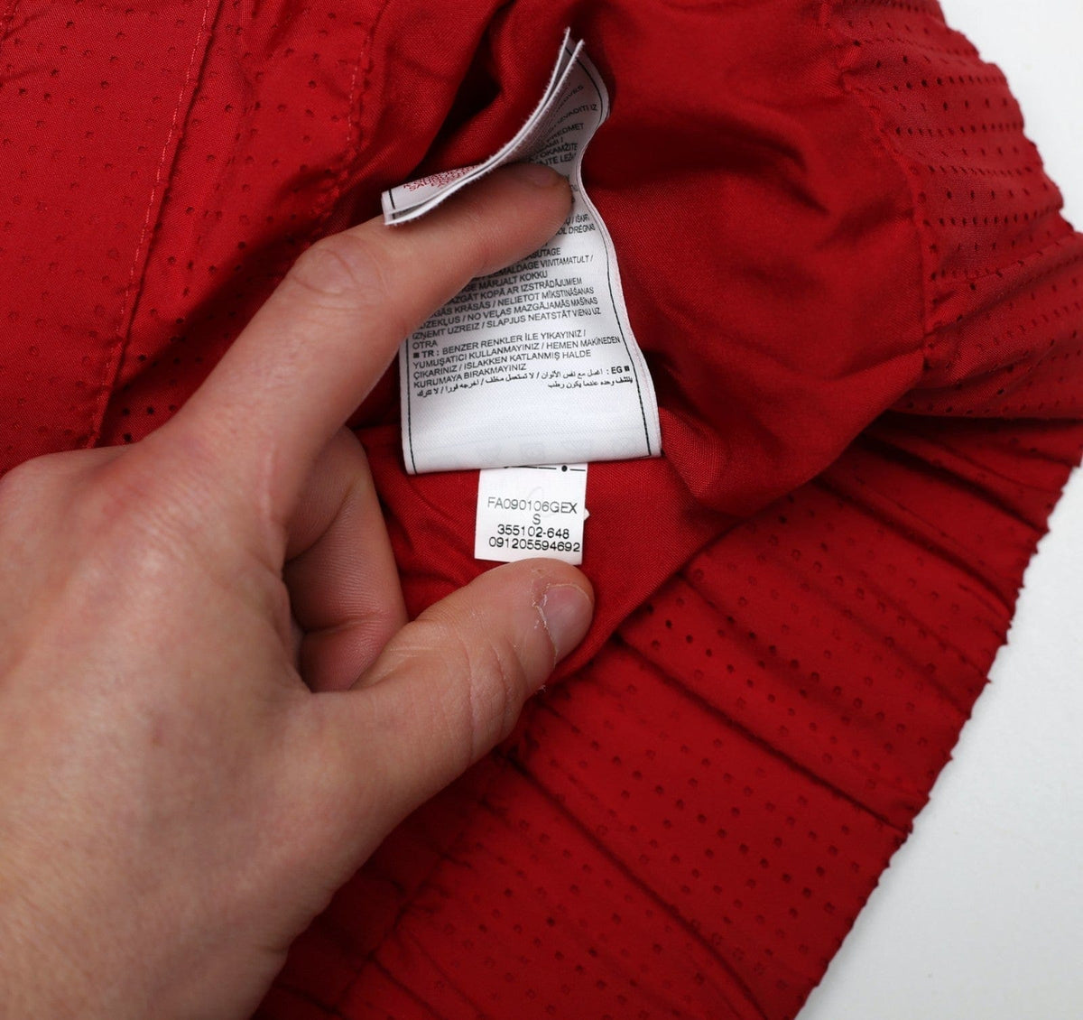 2009/10 MANCHESTER UNITED Vintage Nike Football Track Top Jacket (S)