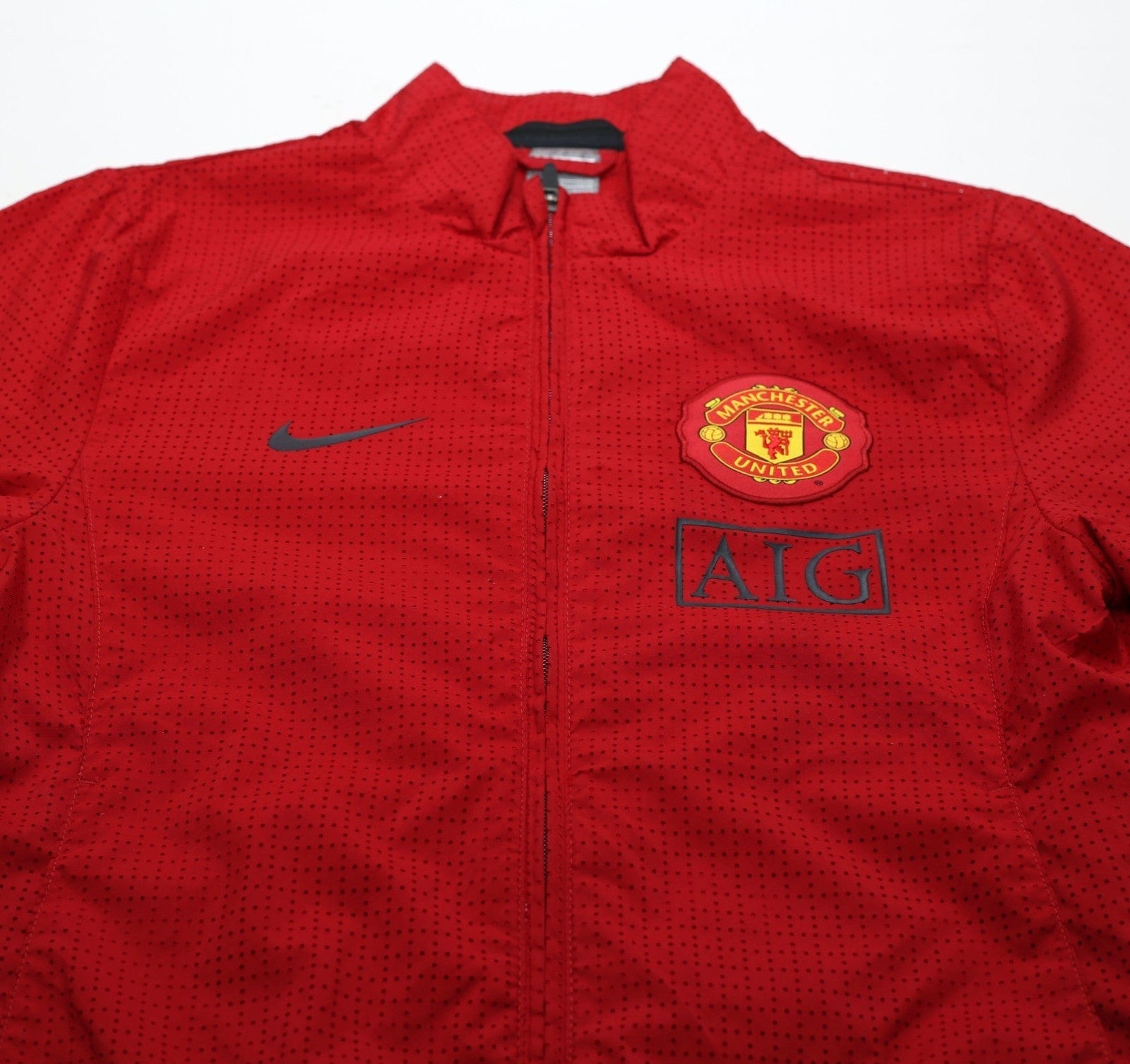 2009/10 MANCHESTER UNITED Vintage Nike Football Track Top Jacket (S)