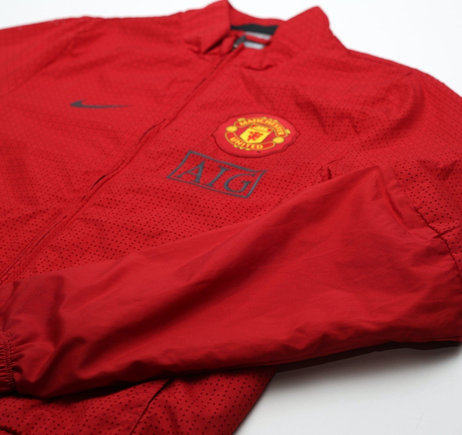 2009/10 MANCHESTER UNITED Vintage Nike Football Track Top Jacket (S)