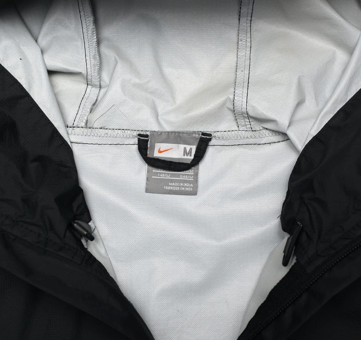 2009/10 MANCHESTER UNITED Vintage Nike Hooded Football Rain Jacket (M)