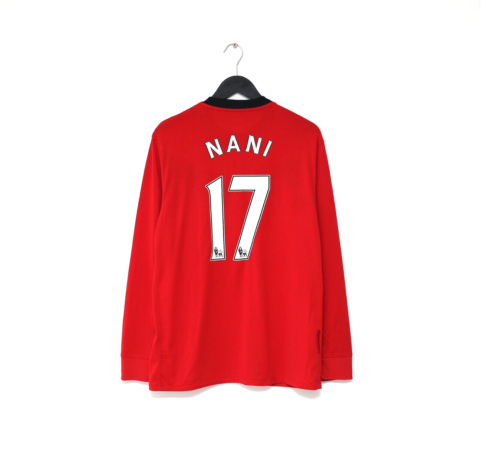 2009/10 NANI #17 Manchester United Vintage Nike L/S Home Football Shirt (L)