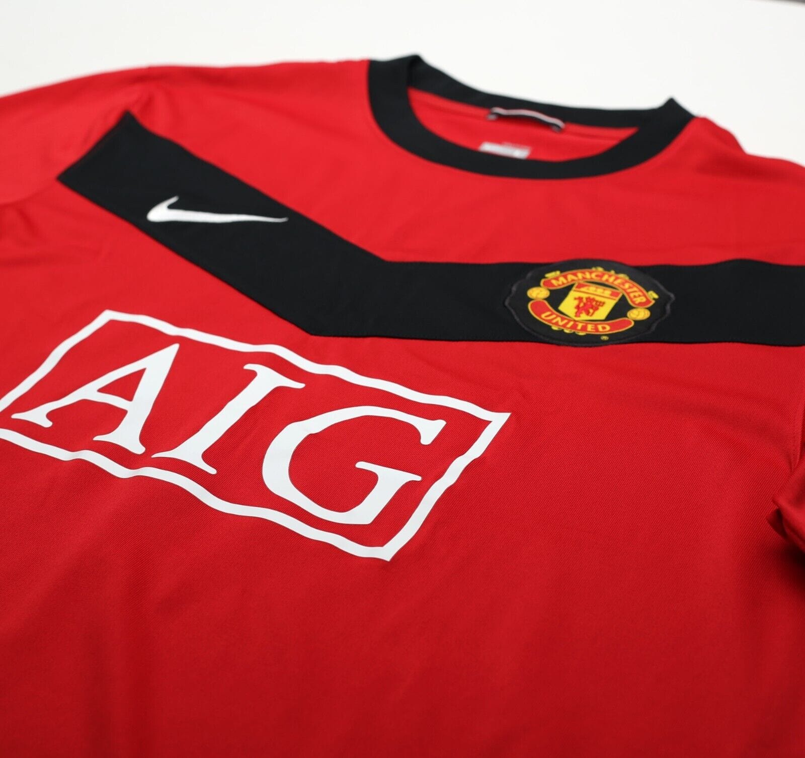 2009/10 NANI #17 Manchester United Vintage Nike L/S Home Football Shirt (L)