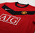 2009/10 OWEN #7 Manchester United Vintage Nike Home Football Shirt (L)