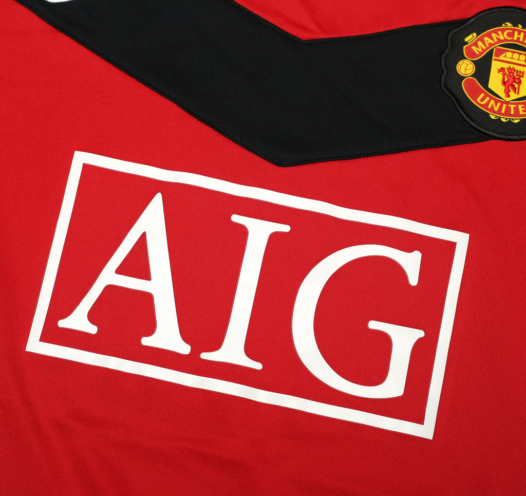 2009/10 ROONEY #10 Manchester United Vintage Nike Home Football Shirt (XXL)