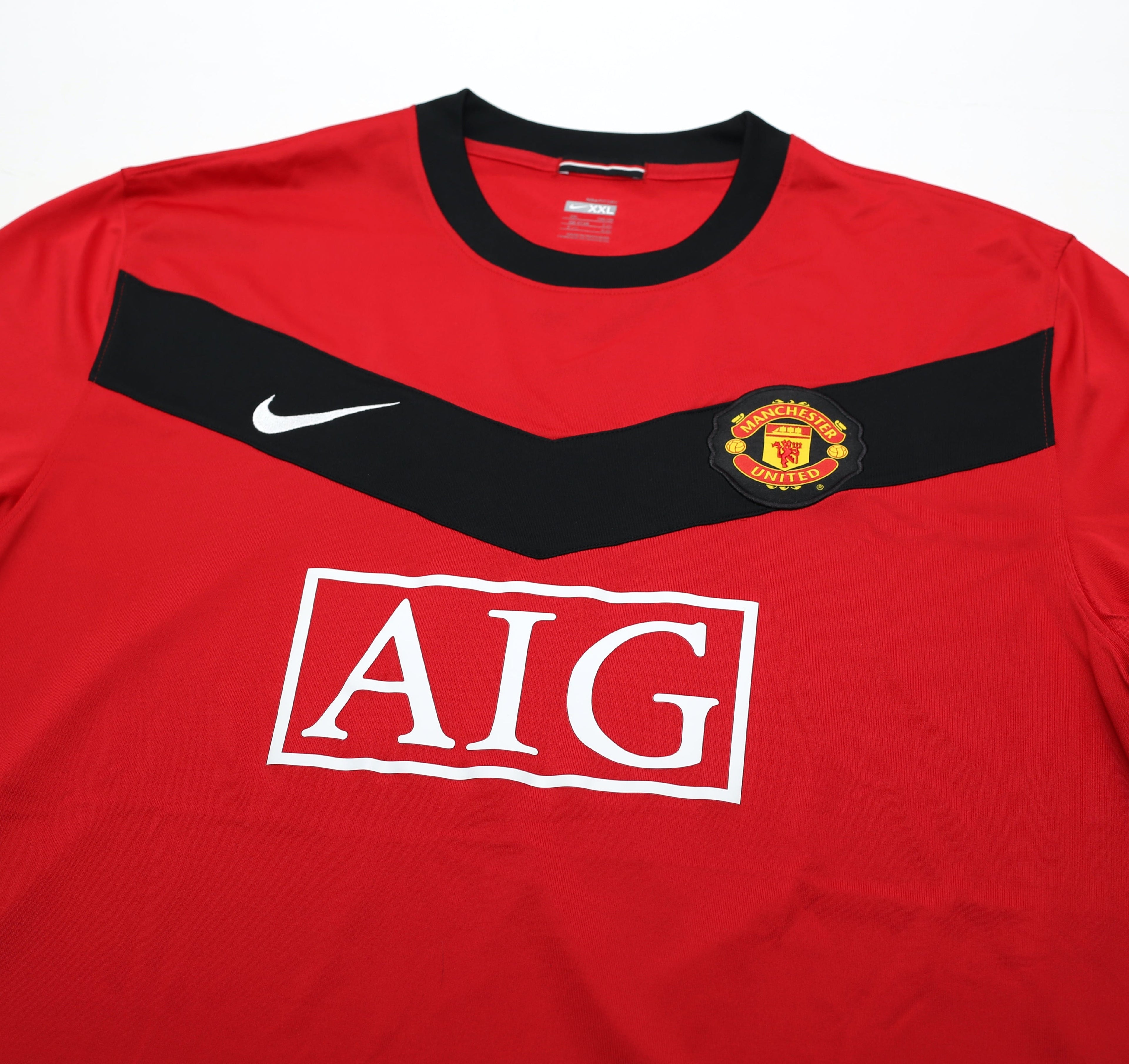 2009/10 ROONEY #10 Manchester United Vintage Nike Home Football Shirt (XXL)