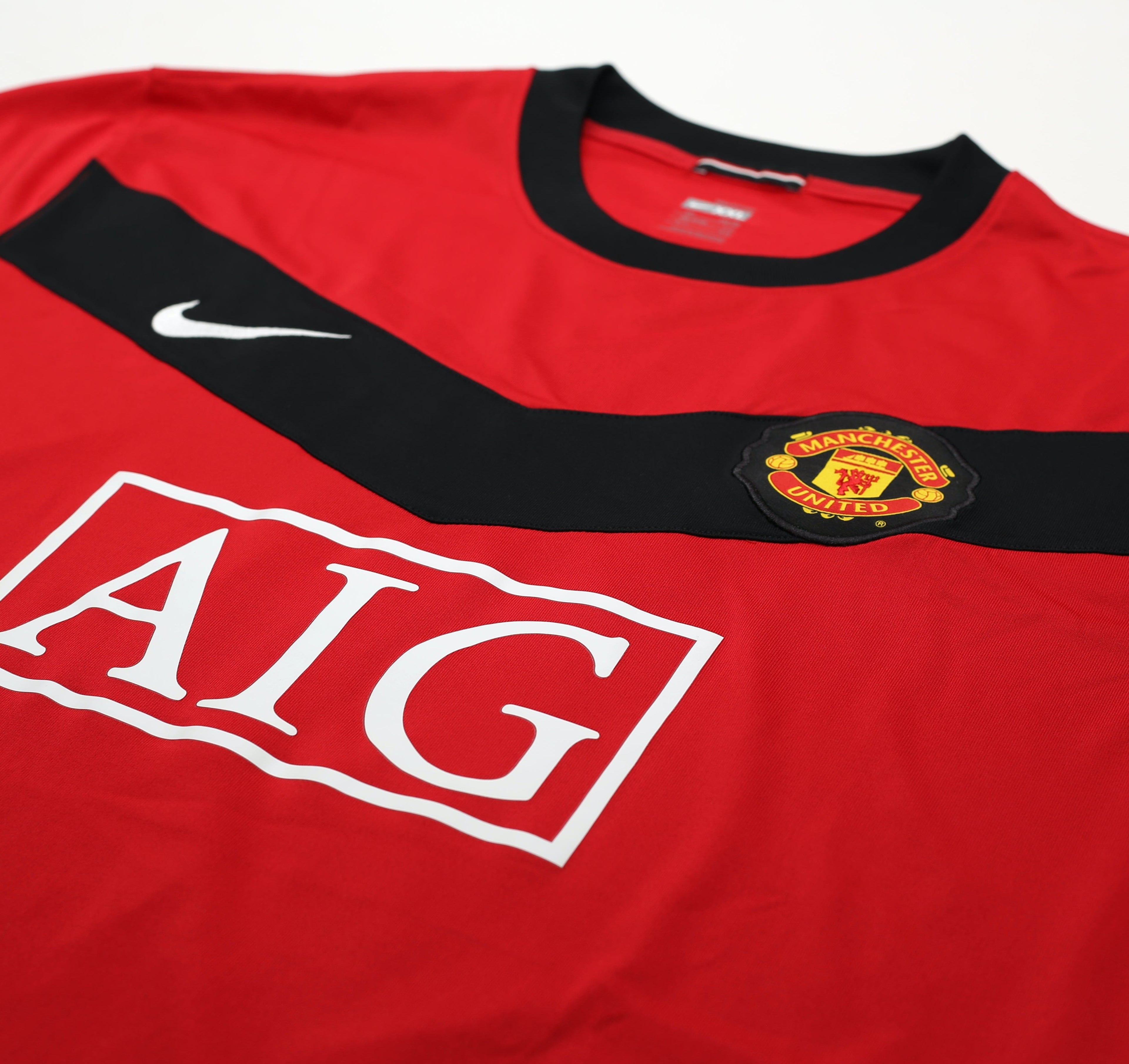 2009/10 ROONEY #10 Manchester United Vintage Nike Home Football Shirt (XXL)