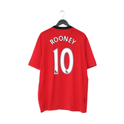 2009/10 ROONEY #10 Manchester United Vintage Nike Home Football Shirt (XXL)
