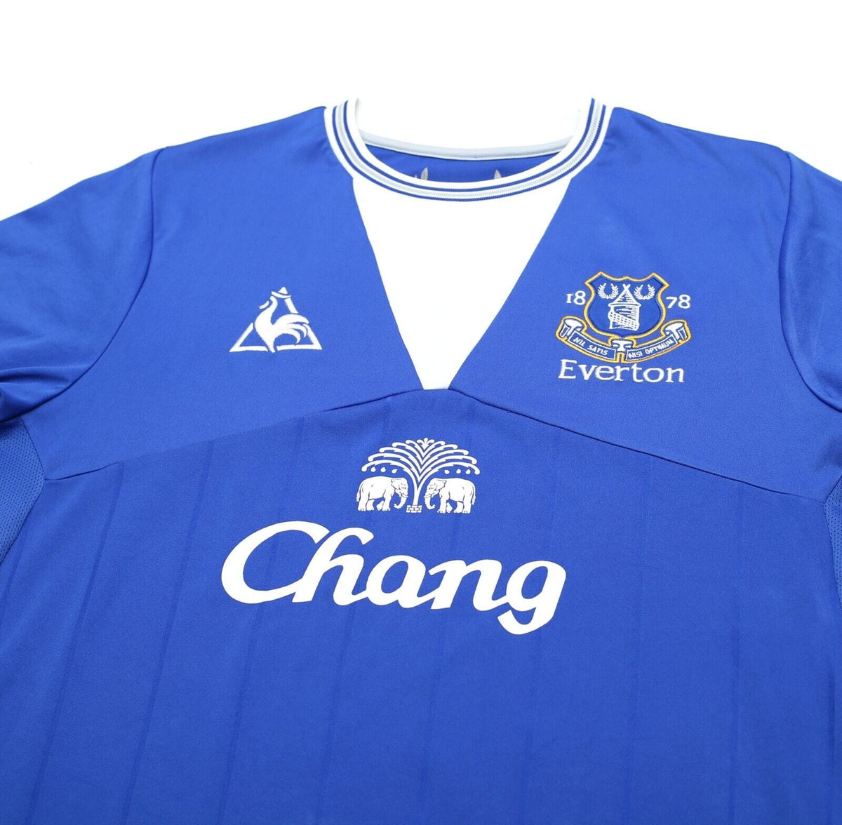 2009/10 SAHA #8 Everton Vintage le coq sportif Home Football Shirt Jersey (L)