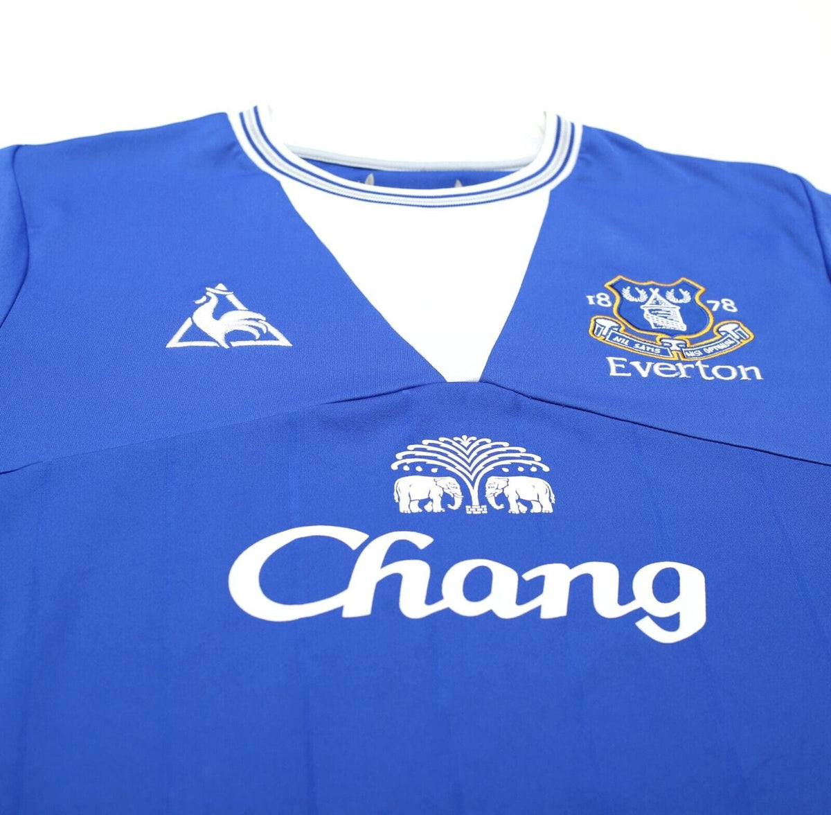 2009/10 SAHA #8 Everton Vintage le coq sportif Home Football Shirt Jersey (L)