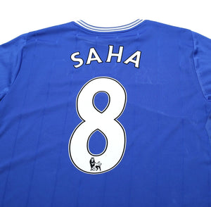 2009/10 SAHA #8 Everton Vintage le coq sportif Home Football Shirt Jersey (L)