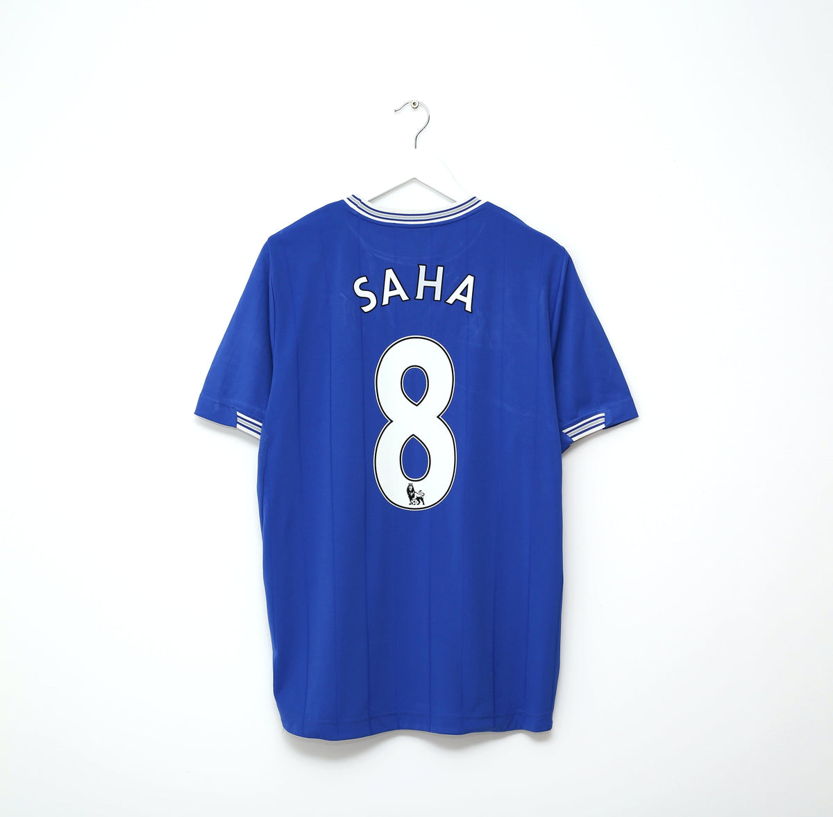 2009/10 SAHA #8 Everton Vintage le coq sportif Home Football Shirt Jersey (L)
