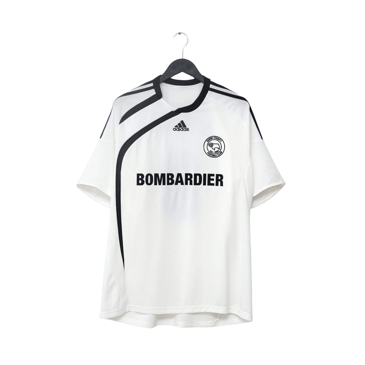 2009/10 Savage #8 Derby County Vintage adidas Home Football Shirt (XL)