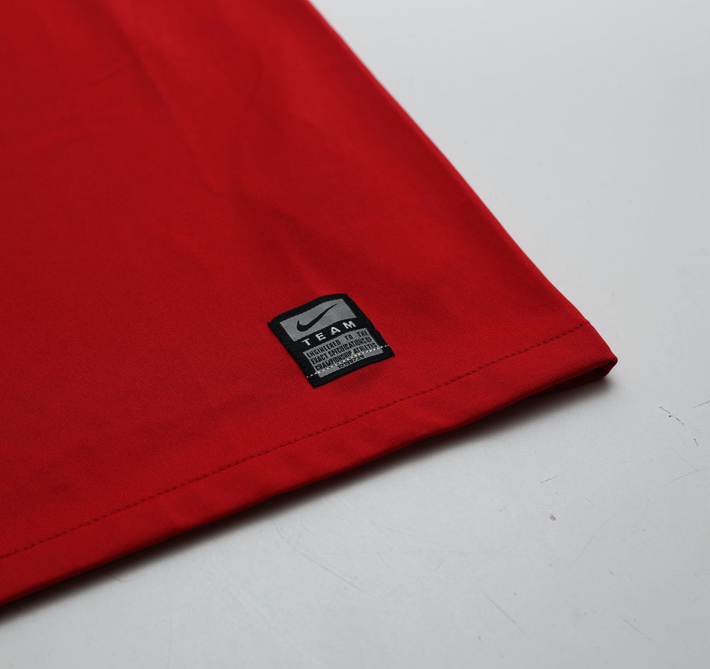 2009/10 SCHOLES #18 Manchester United Vintage Nike Home Football Shirt (L)