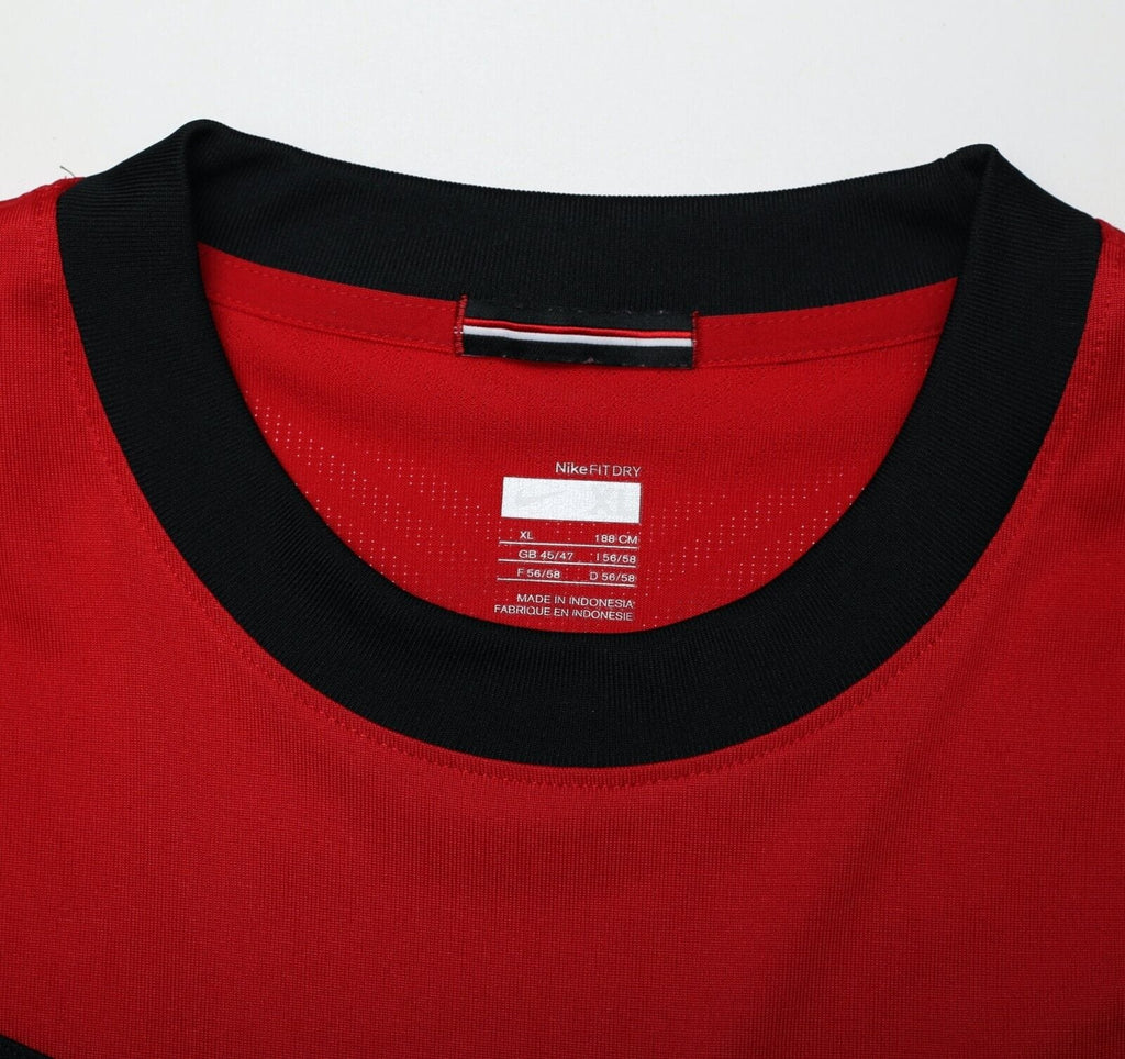 2009/10 SCHOLES #18 Manchester United Vintage Nike Home Football Shirt (XL)