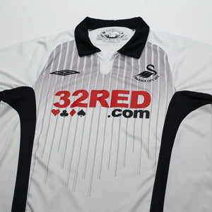 2009/10 Trundle #19 Swansea City Vintage Umbro Home Football Shirt (M)