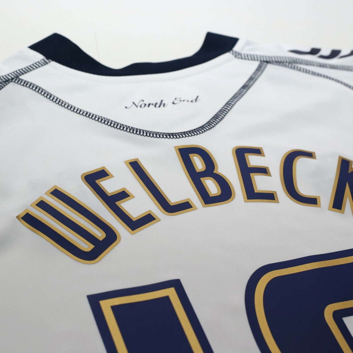 2009/10 Welbeck #18 Preston North End Vintage Canterbury Home Football Shirt XL