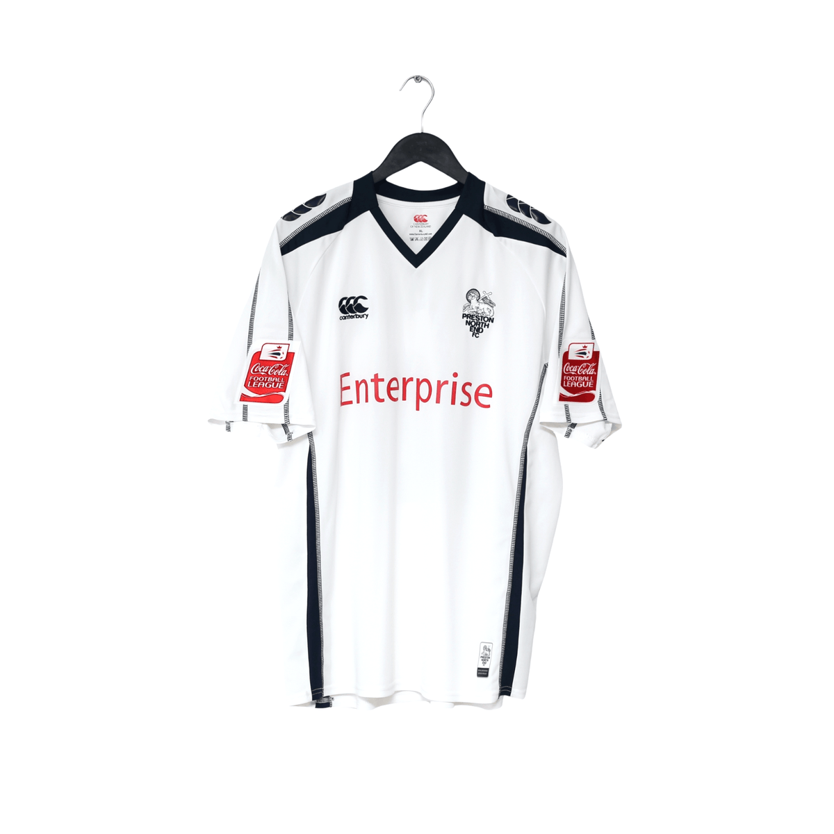 2009/10 Welbeck #18 Preston North End Vintage Canterbury Home Football Shirt XL