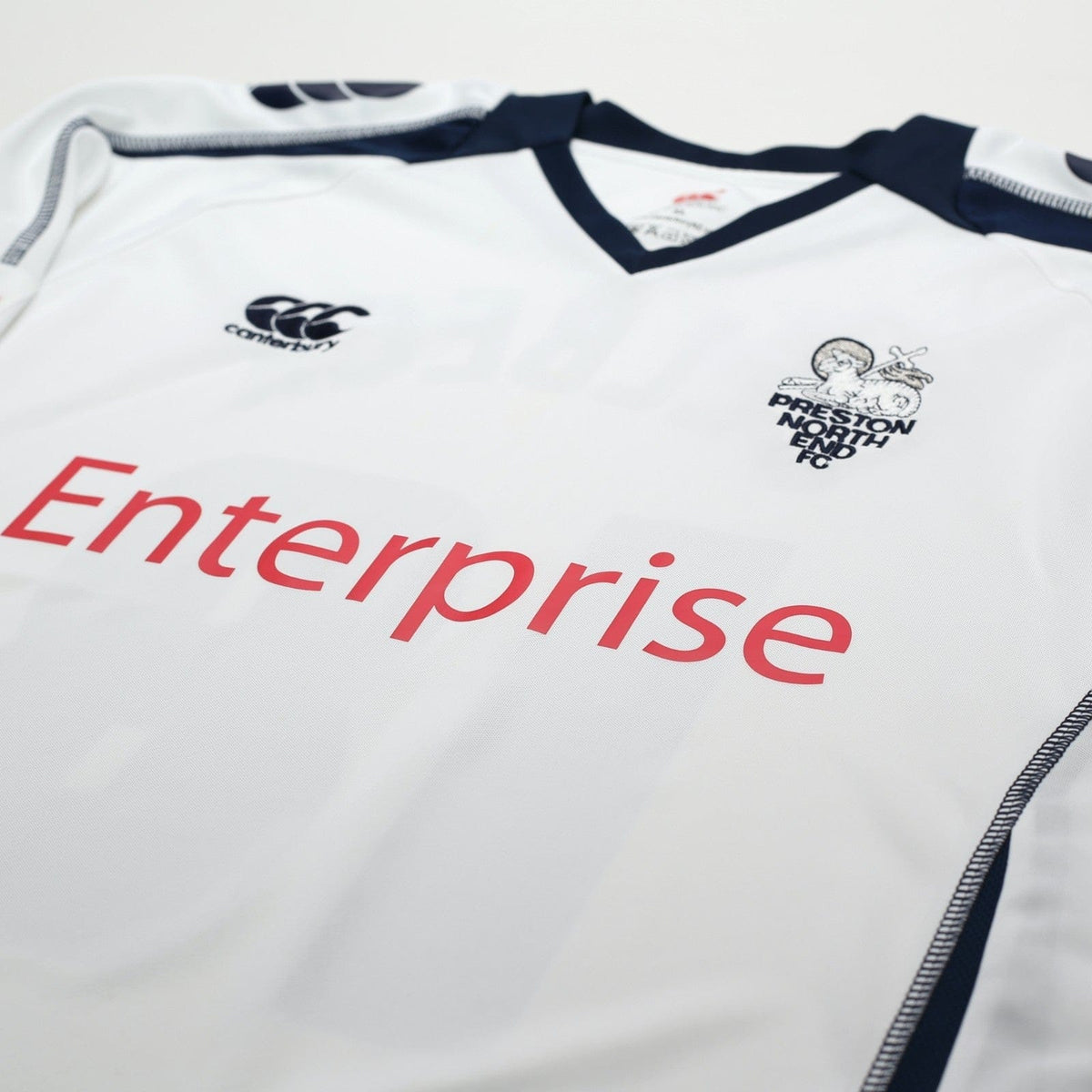 2009/10 Welbeck #18 Preston North End Vintage Canterbury Home Football Shirt XL