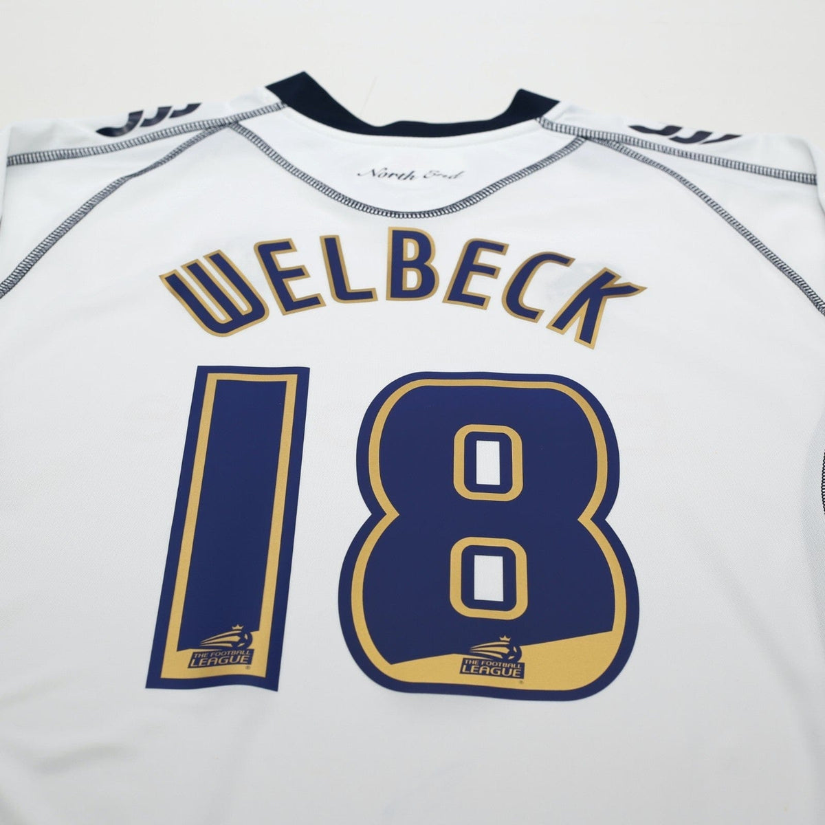 2009/10 Welbeck #18 Preston North End Vintage Canterbury Home Football Shirt XL