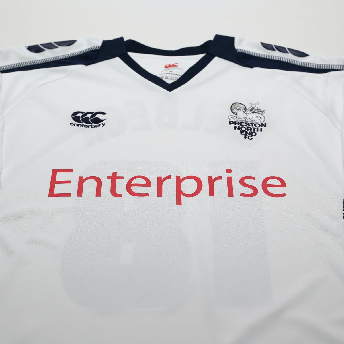 2009/10 Welbeck #18 Preston North End Vintage Canterbury Home Football Shirt XL